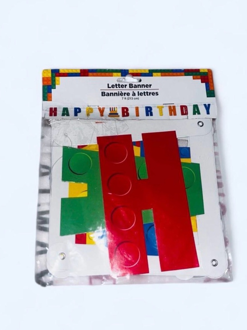 Happy Birthday Letter Banner - Multicolor Party Banner